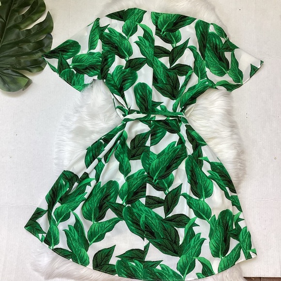 Show Me Your Mumu McMahan Palm Wrap Dress L - Picture 5 of 8